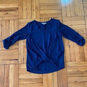 Naked Zebra Blue Top